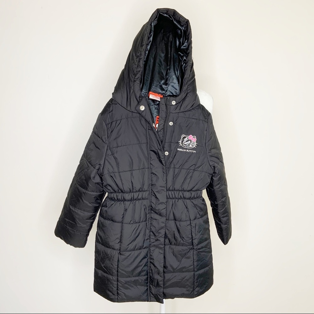 Hello Kitty Long Black Coat NEW